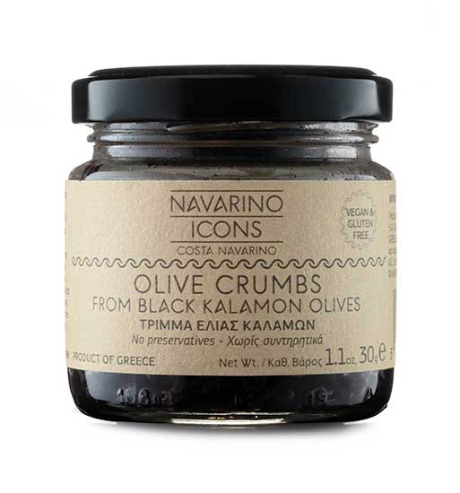 Navarino Icons Olive Crumbs from Black Kalamon Olives, 30g 